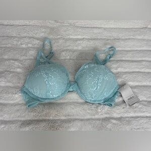 NWT Teal Lace Auden Push-up Bra